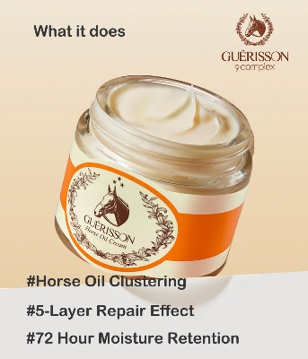 Picture of GUERISSON 9 Complex Cream 2.0 oz (70g), Long lasting Hydration, Moisturizing Cream, K Beauty Skin Care, Lifting Skincare, Horse Oil Rejuvenating, Skin Moisturizer, Moisturizing Face Cream