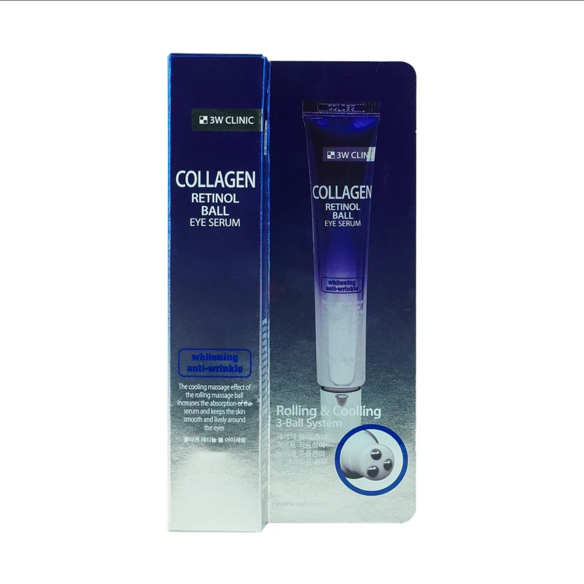 Picture of 3W Clinic Collagen Retinol Ball Whitening and Anti Wrinkle Eye Serum