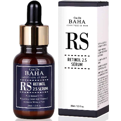 Picture of Cos De Baha Retinol 2.5% Facial Serum with Vitamin E 30ml (RS)