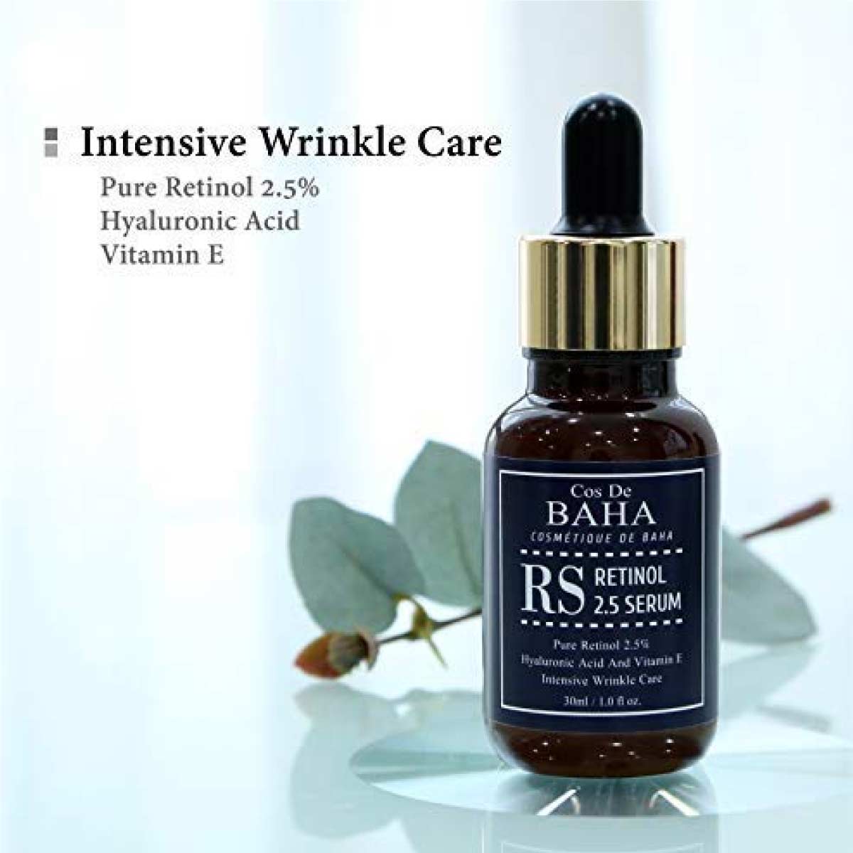 Picture of Cos De Baha Retinol 2.5% Facial Serum with Vitamin E 30ml (RS)