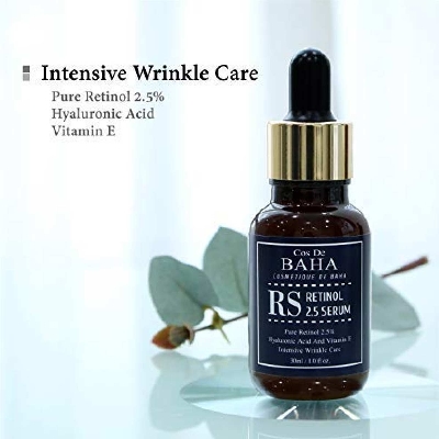 Picture of Cos De Baha Retinol 2.5% Facial Serum with Vitamin E 30ml (RS)