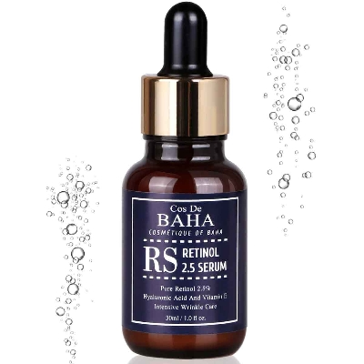 Picture of Cos De Baha Retinol 2.5% Facial Serum with Vitamin E 30ml (RS)