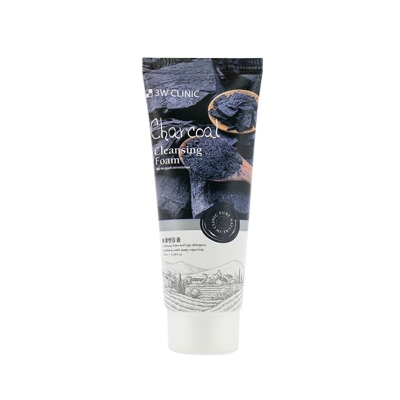 Picture of 3W Clinic Charcoal Cleansing Foam (100ml)
