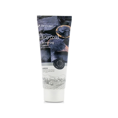 Picture of 3W Clinic Charcoal Cleansing Foam (100ml)
