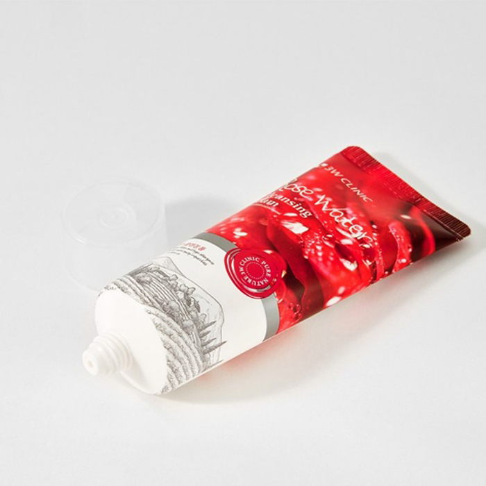 Picture of 3W Clinic Rose Cleansing Foam (100ml)