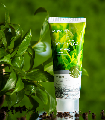 Picture of 3W Clinic Green Tea Foam Cleansing (100ml)