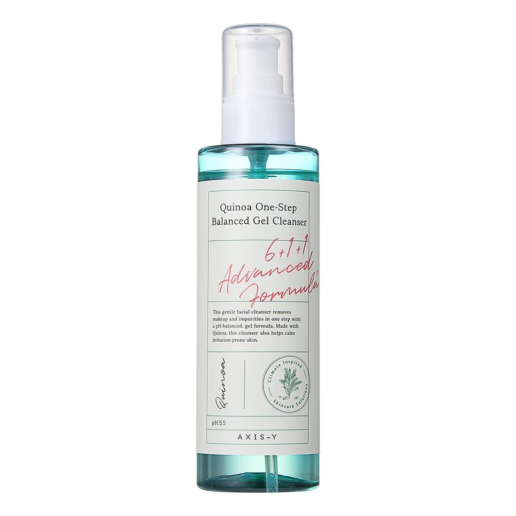 Picture of AXIS-Y Quinoa One Step Balanced Gel Cleanser with Quinoa, Centella Asiatica & Herbal Complex | Daily Mild Face Cleanser for All Skin Type | Vegan & Cruelty-Free Korean Skin Care | 180ml
