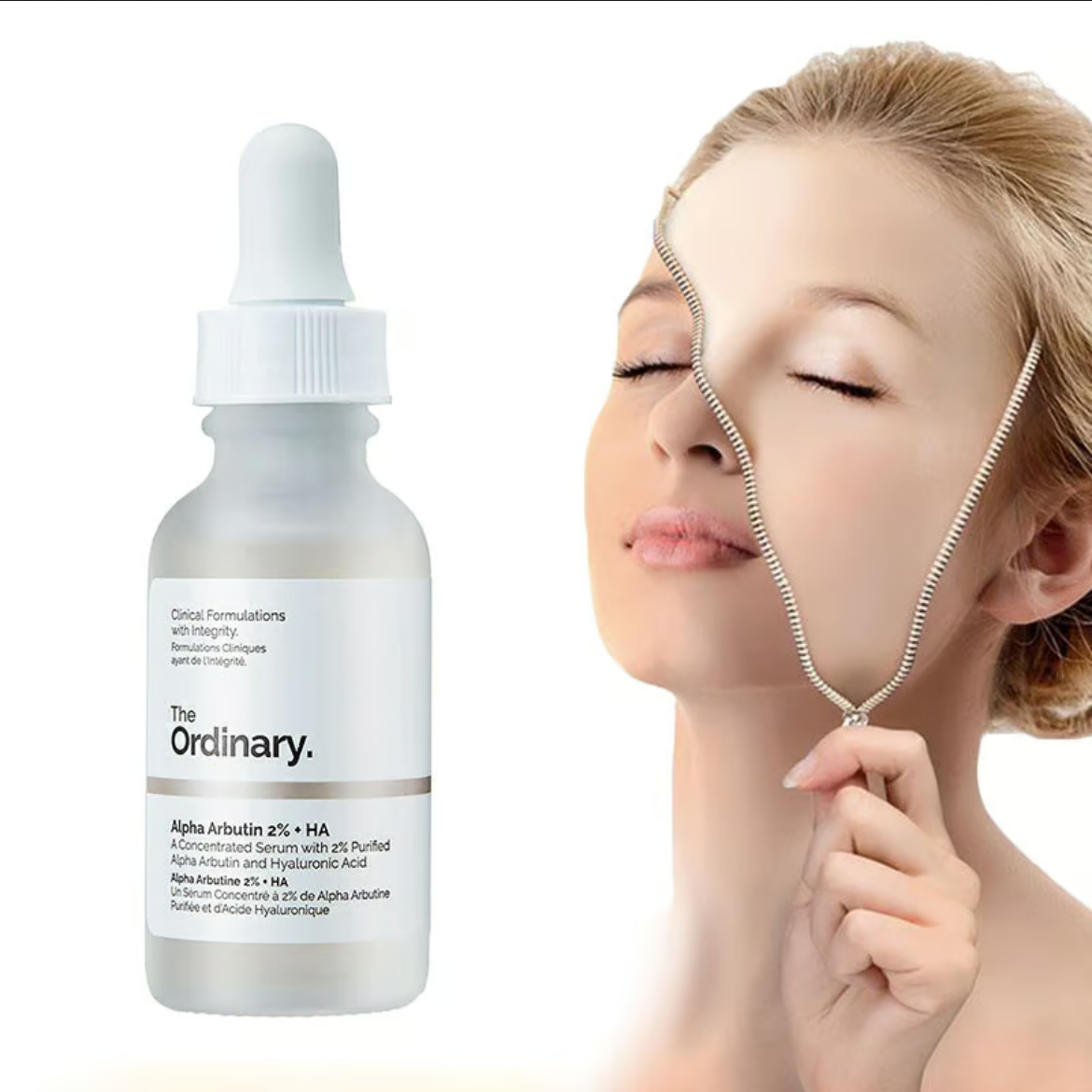 Picture of The Ordinary Alpha Arbutin 2% +HA Serum (30ml)