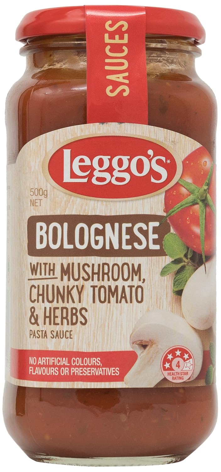 Picture of Leggos Bolognese with Mushroom Pasta Sauce 490g