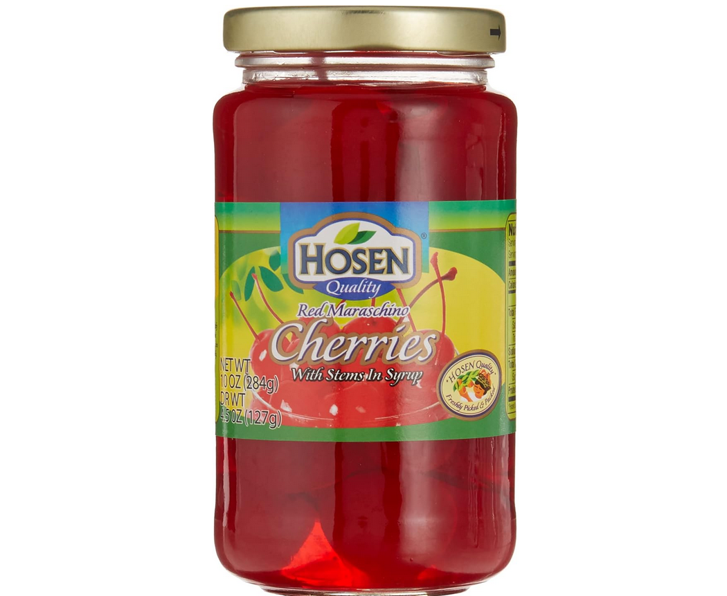 Picture of Hosen  Red Cherries with Stem, 284g