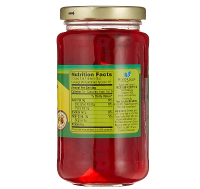 Picture of Hosen  Red Cherries with Stem, 284g