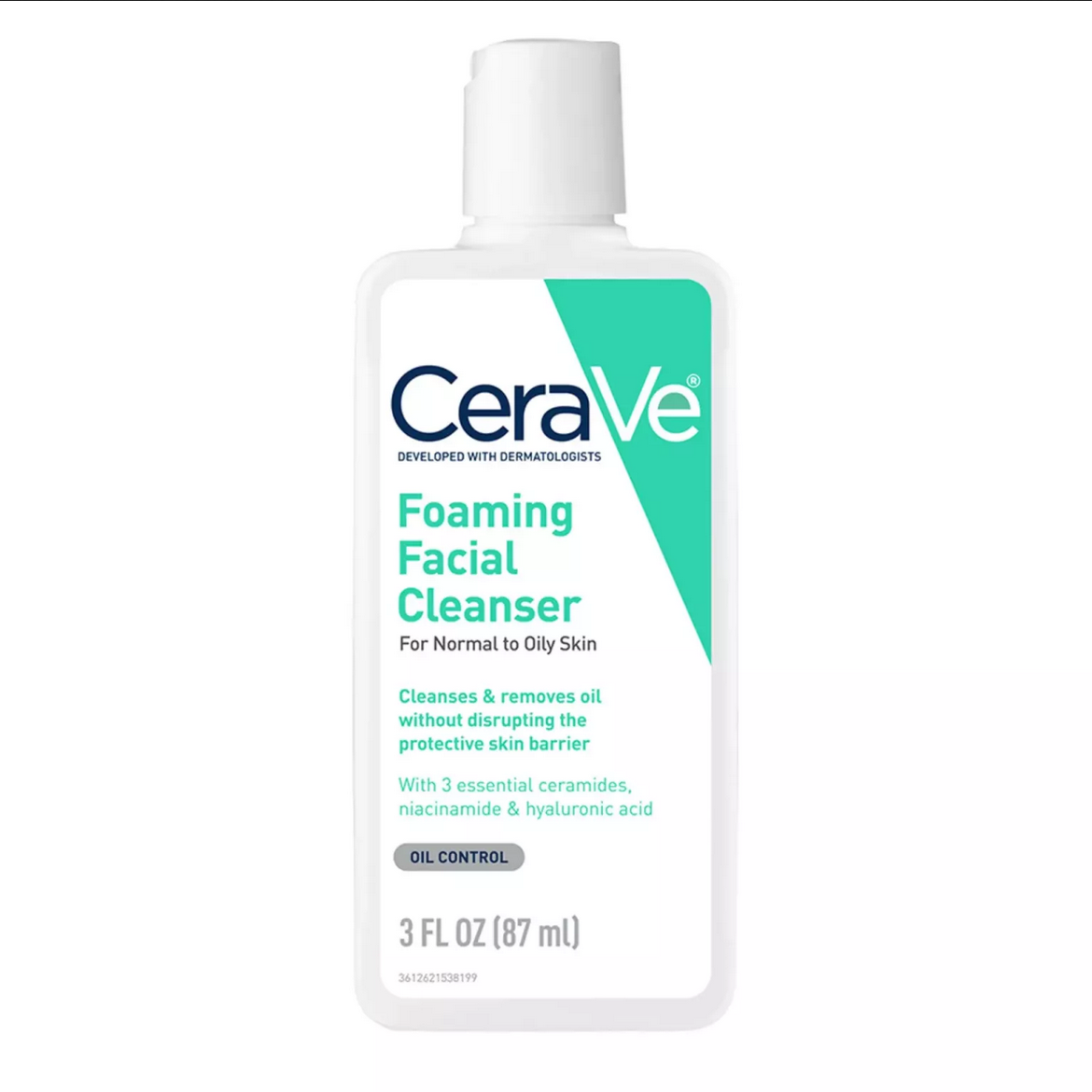 Picture of Cerave Foaming Facial Cleanser 87 Ml (Normal To Oily)