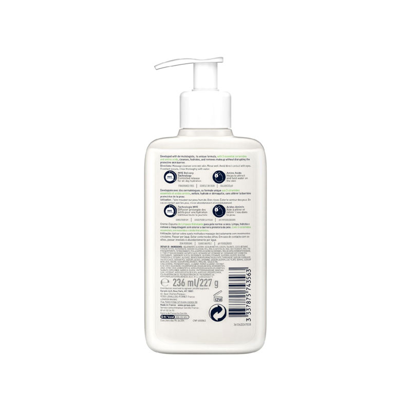 Picture of CeraVe Hydrating Cream to Foam Cleanser (236ml)