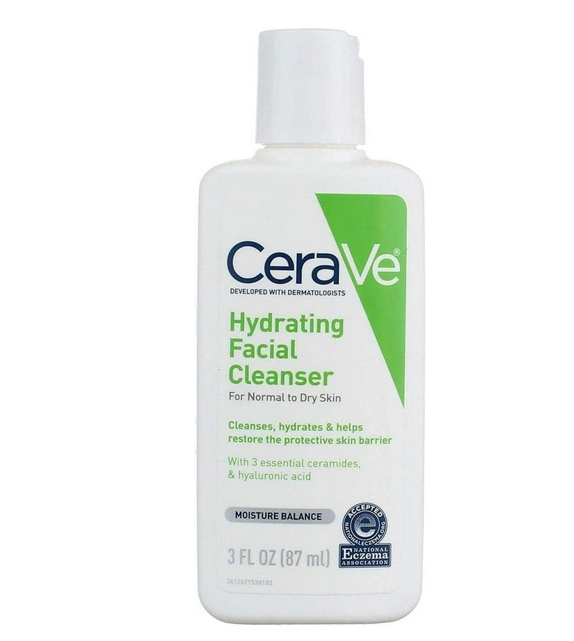 Picture of CeraVe, Hydrating Facial Cleanser, For Normal to Dry Skin, 3 fl oz (87 ml)