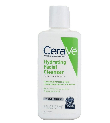 Picture of CeraVe, Hydrating Facial Cleanser, For Normal to Dry Skin, 3 fl oz (87 ml)