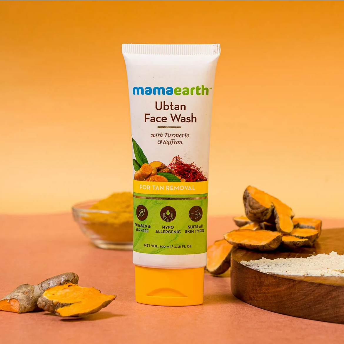 Picture of Mamaearth Ubtan Face Wash for Tan Removal (100ml)