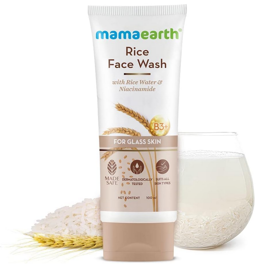 Picture of Rice Face Wash With Rice Water & Niacinamide For Glass Skin - 100 Ml