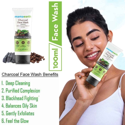 Picture of Mamaearth Charcoal Face Wash-100ml