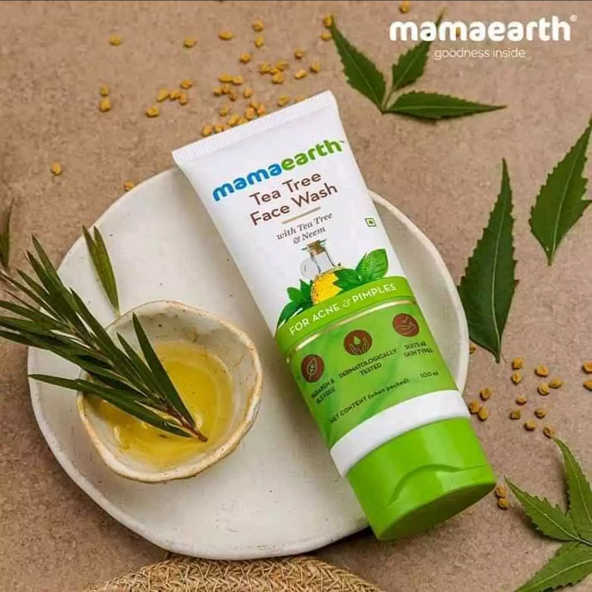 Picture of MamaEarth Tea Tree Face Wash-100ml