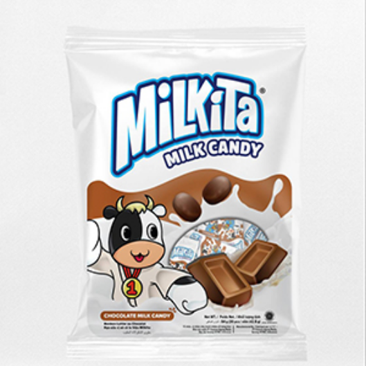 Picture of Milkita Permen Susu Melon Edisi Pokemon Premium Bag - Milk Candy 1 Bag (Isi 30Pcs) 4 Gram