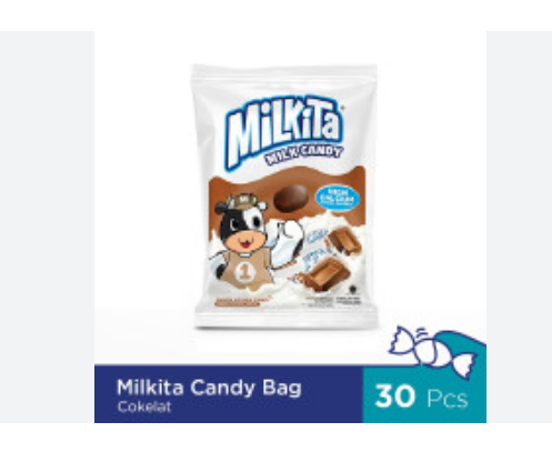 Picture of Milkita Permen Susu Melon Edisi Pokemon Premium Bag - Milk Candy 1 Bag (Isi 30Pcs) 4 Gram