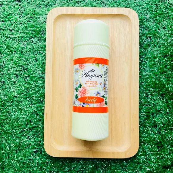 Picture of loose powder, scented powder, Burmese loose powder, anytime whitening powder, scented loose powder
