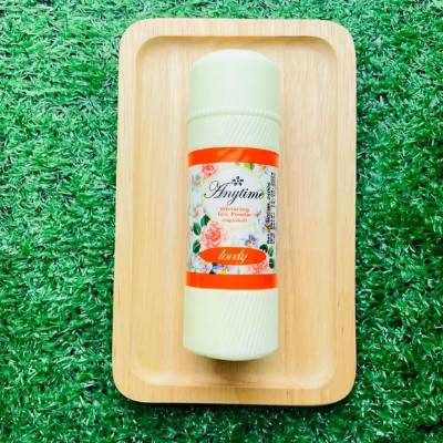 Picture of loose powder, scented powder, Burmese loose powder, anytime whitening powder, scented loose powder