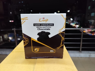 Picture of 12pcs Krap Dark Chocolate bar 50gm ( Pack of 12)