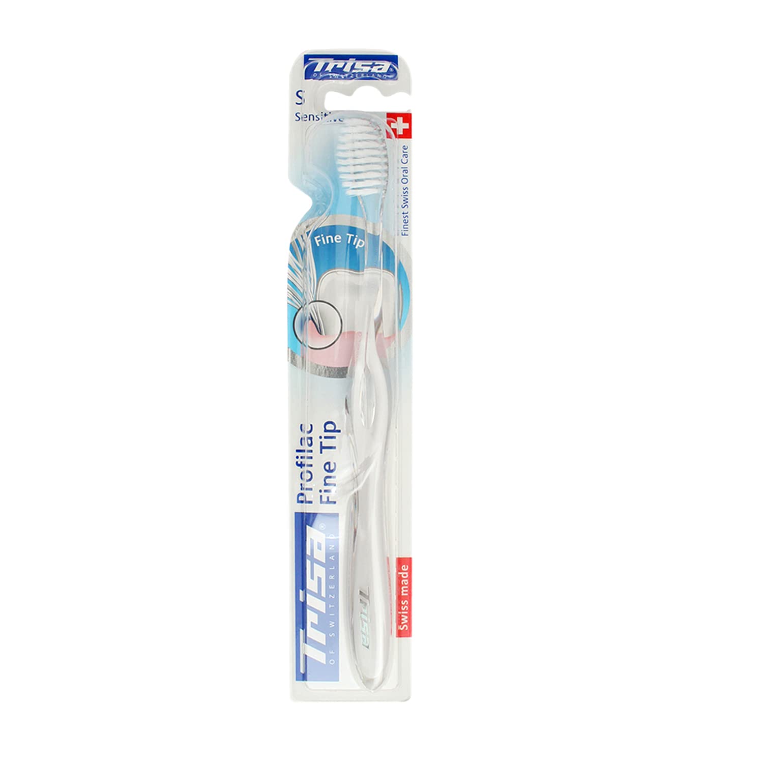 Picture of Trisa Profilac Fine Tip Sensitive Toothbrush (Assorted Color)