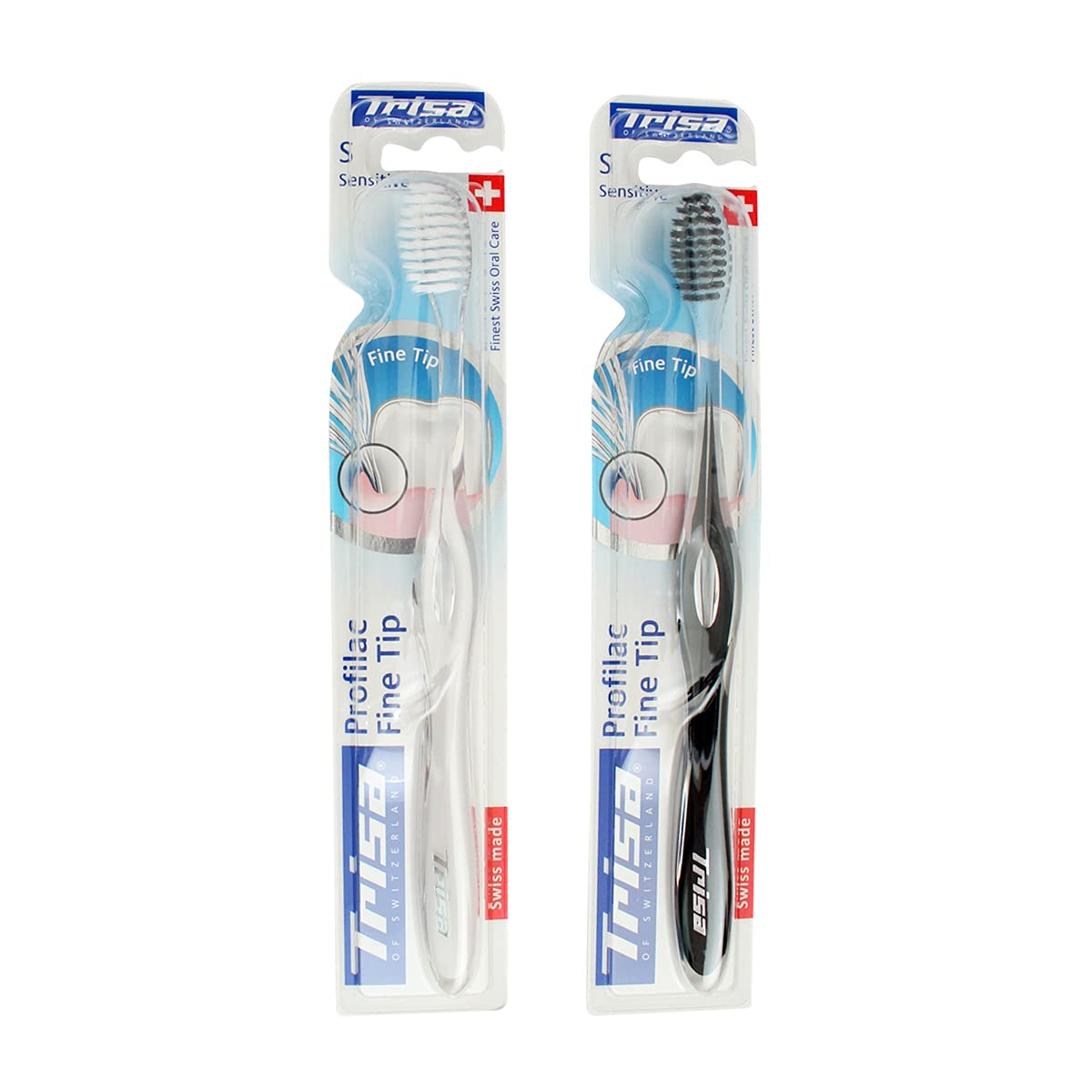 Picture of Trisa Profilac Fine Tip Sensitive Toothbrush (Assorted Color)