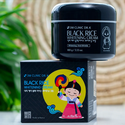 Picture of 3W Clinic Dr. K Black Rice Whitening Cream 100gm
