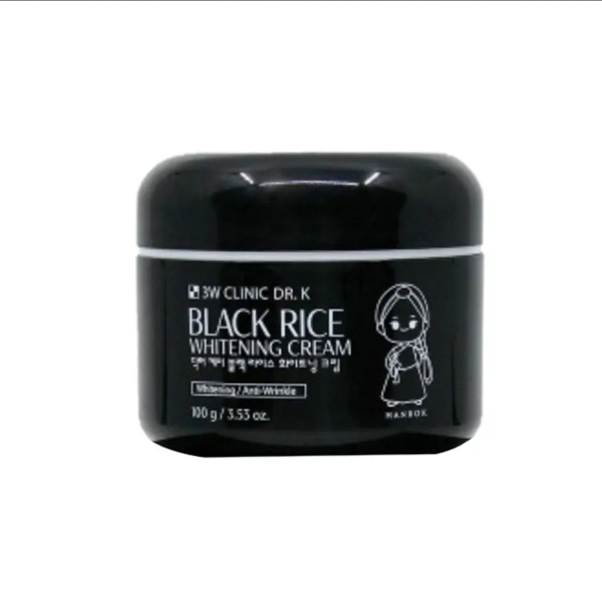 Picture of 3W Clinic Dr. K Black Rice Whitening Cream 100gm