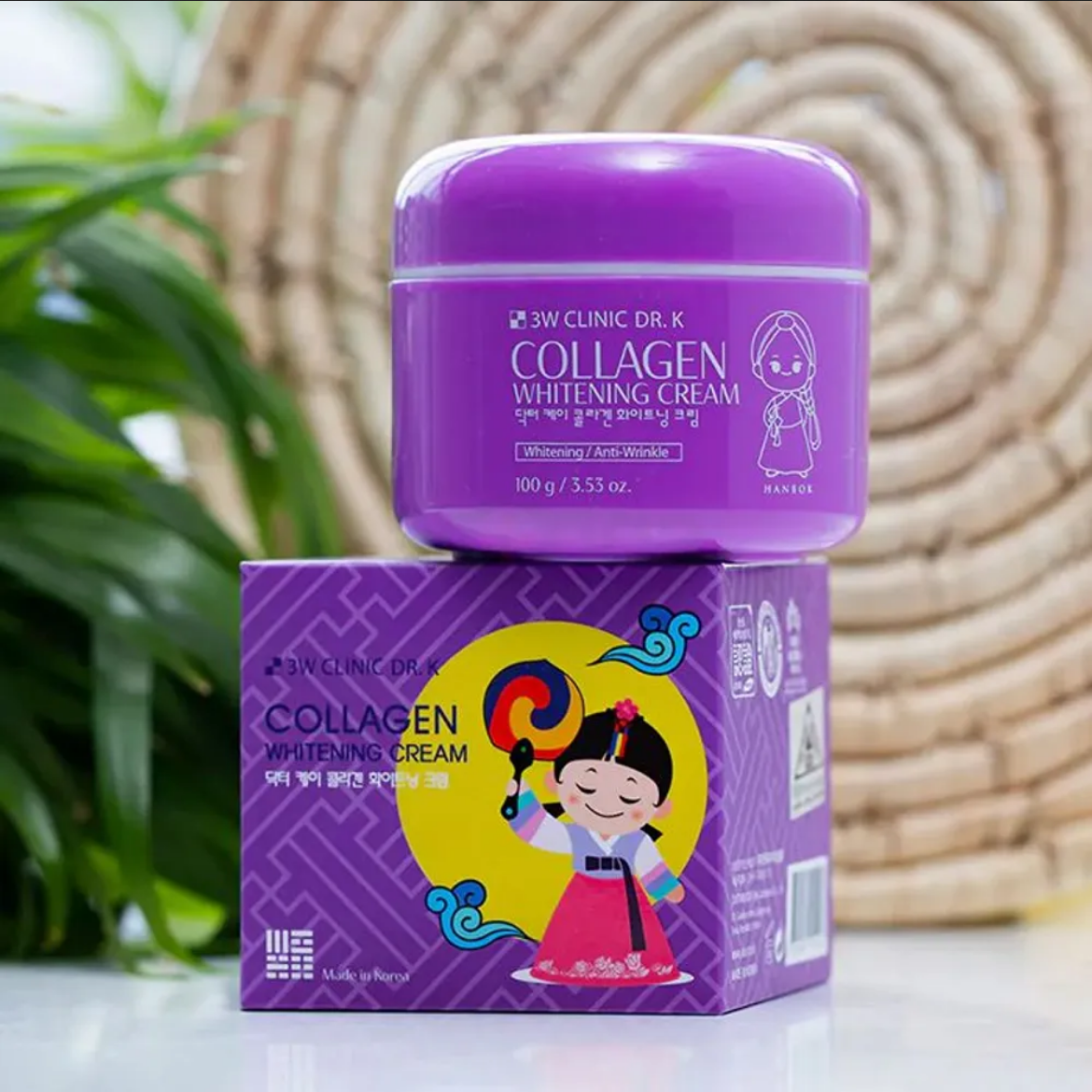 Picture of 3W Clinic Dr. K Collagen Whitening Cream 100gm
