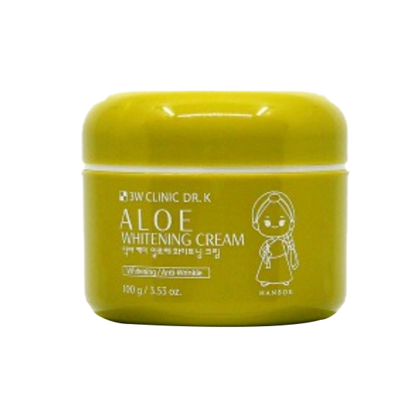 Picture of 3W Clinic Dr. K Aloe Whitening Cream 100gm