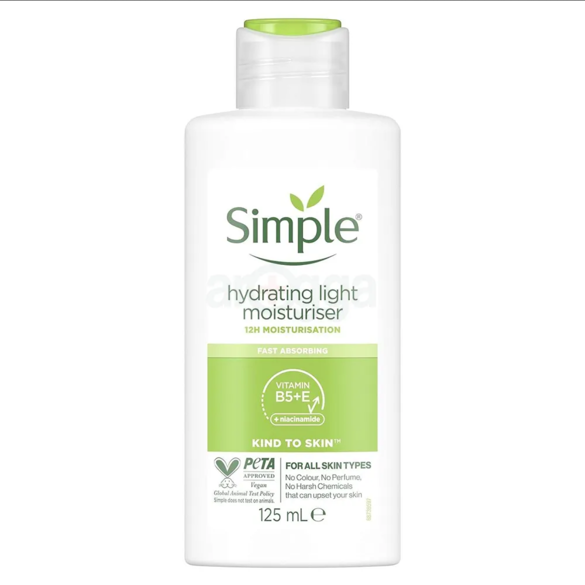 Picture of Simple Kind to Skin Hydrating Light Moisturiser with Vitamin B5+E & Niacinamide