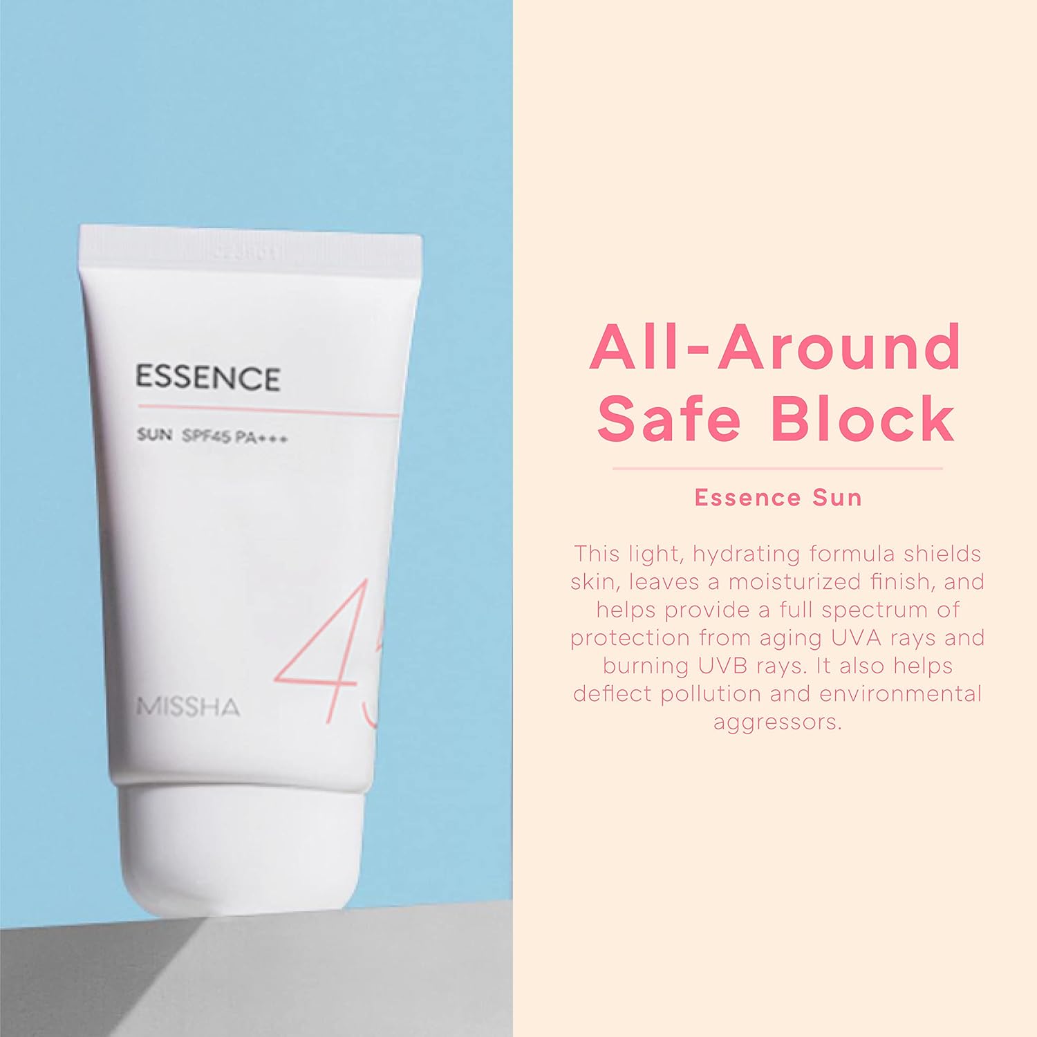 Picture of Missha All Around Safe Block Essence Sun SPF45/PA+++