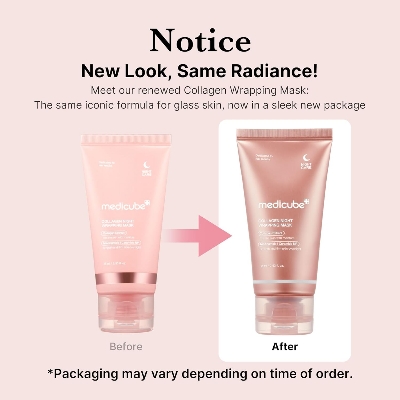 Picture of medicube Collagen Overnight Wrapping Peel Off Facial Mask Pack 75ml