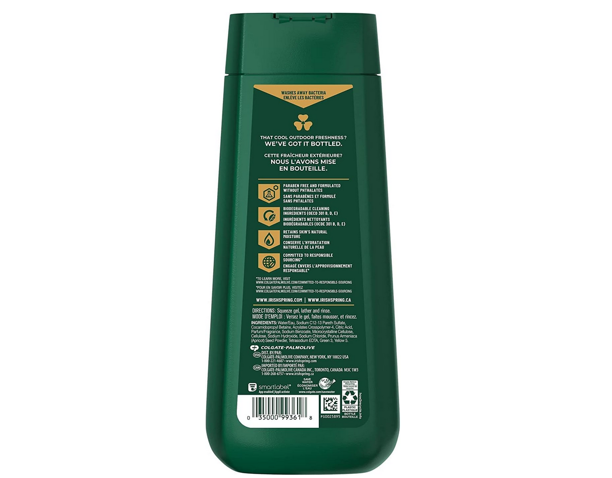 Picture of Irish Spring Mens Body Wash, Active Scrub 591ml