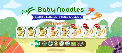 Picture of (Pack of 4) First bite Organic baby Noodle (7m+) 180gm - Could be any flavour
