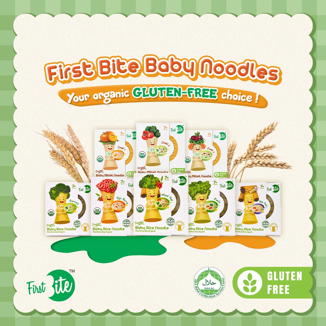 Picture of (Pack of 4) First bite Organic baby Noodle (7m+) 180gm - Could be any flavour