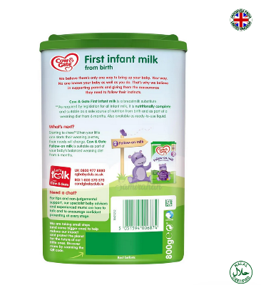 Picture of Cow & Gate Stage 1/2/3   Infant Baby Milk Powder Formula From Birth (UK) 800g