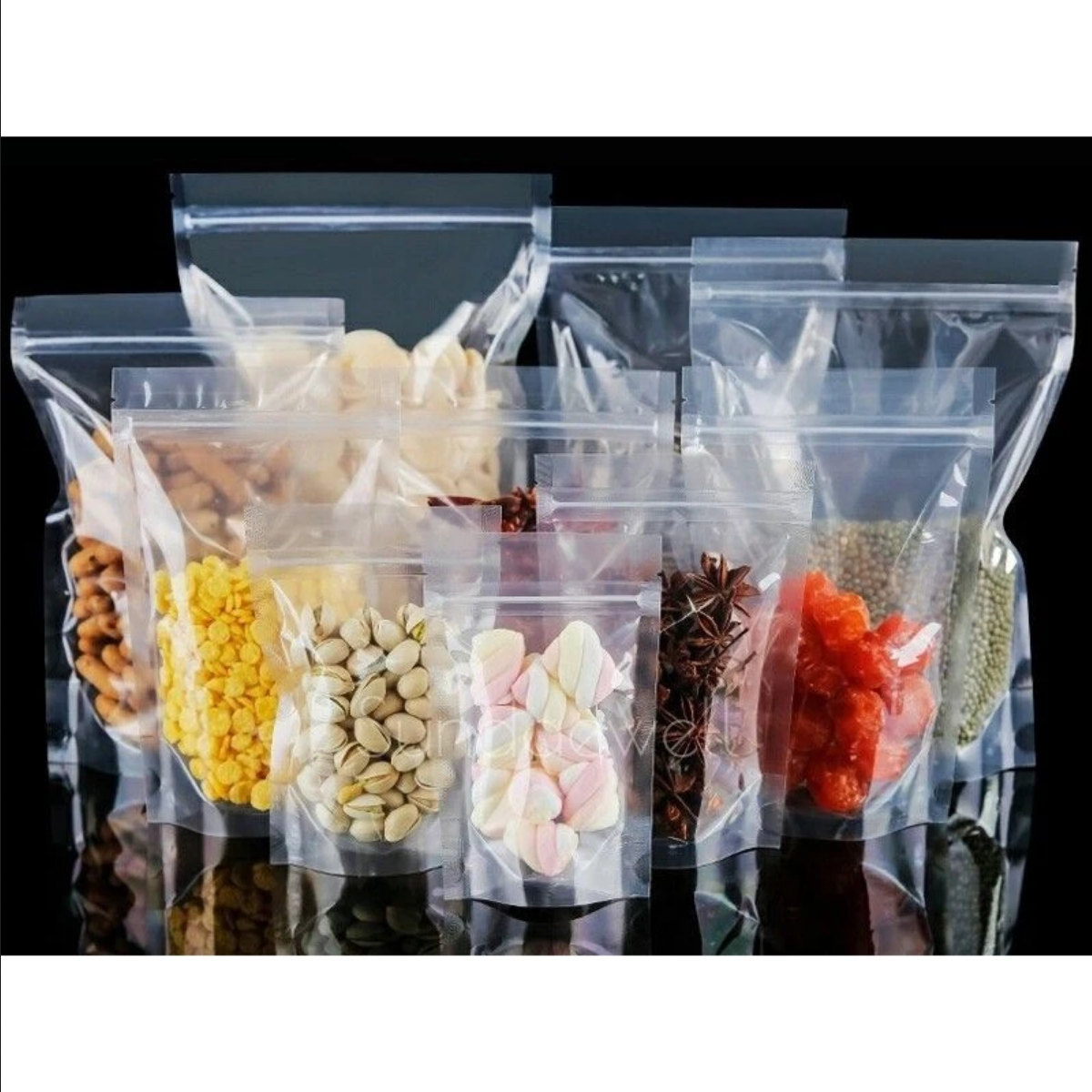 Picture of (100pcs±) Transparent Zip Lock Bag Zipper Bag