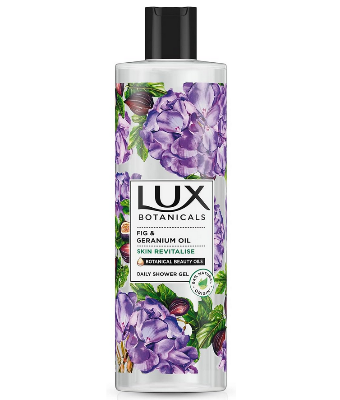 Picture of Botanicals Fig & Geranium Oil Skin Revitalise body wash made with 94% ingredients of natural origin Daily Shower Gel for balanced and renewed skin  500 ml
