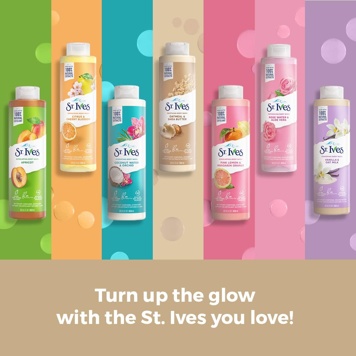 Picture of St. Ives Soothing Body Wash for dry skin Oatmeal & Shea Butter Made with 100% Natural Extracts 650 ml
