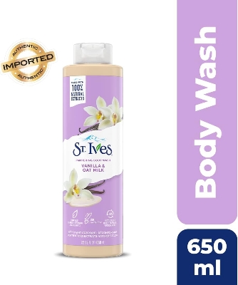 Picture of St. Ives Soothing Body Wash for dry skin Oatmeal & Shea Butter Made with 100% Natural Extracts 650 ml
