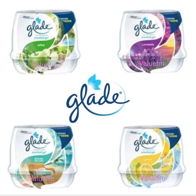 Picture of Glade Scented Gel 180gm 1pcs ( Lavender , Lemon , Ocean Escape , Morning Freshness)