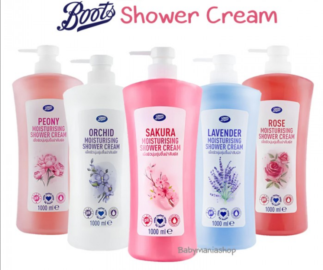 Picture of Boots Moisturizing Shower Cream 1pcs 1000ml (Could be any flavour)