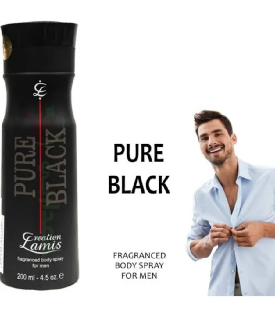 Picture of Pure Black Fragranced Body Spray - 200ml