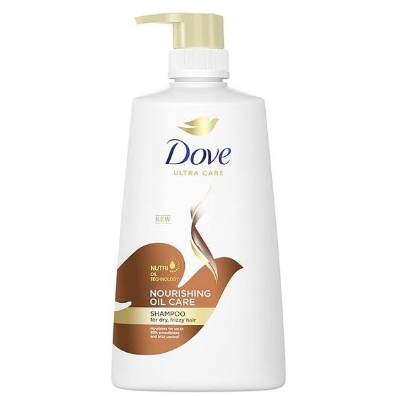 Picture of Dove Ultra Care Nourishing Oil Care Shampoo 680ml for Dry, Frizzy Hair
