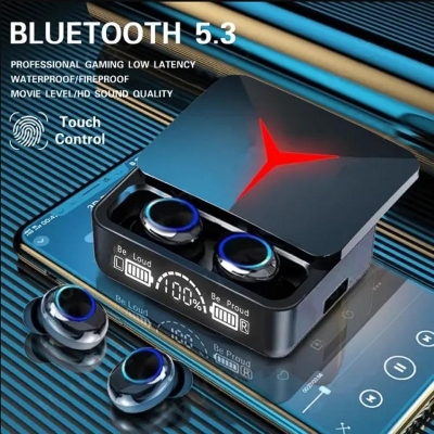 Picture of M90 Pro TWS Digital Display Earbuds with HD Voice Noise Cancelling Bluetooth Feature